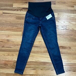 Women Sonoma Maternity Jeggings Slim Full Coverage Pregnancy Belly Panel Size 2